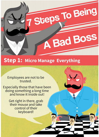 7 Steps that could lead you to becoming a Bad Boss #infographic