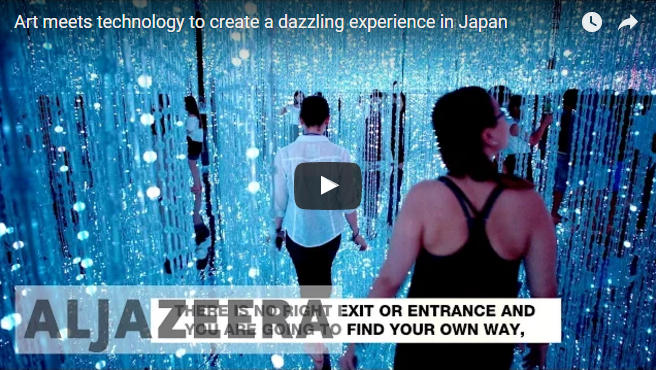 Art Meets Technology to create a Dazzling experience in Japan