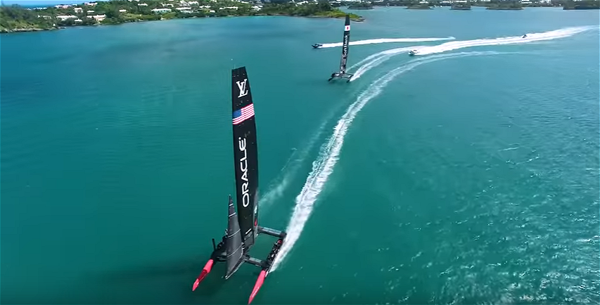 New complex Hydraulic System Technology employed by Oracle Team USA