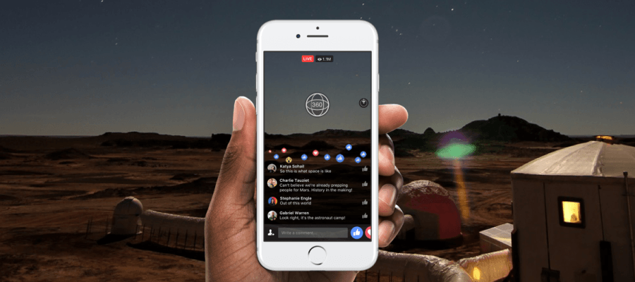 Facebook Opens up 360-degree Live Streaming to All