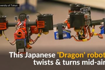 Japan’s flying ‘dragon’ Robot changes shape mid-air