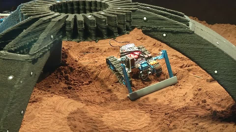 Mars Human Habitat could be 3D Printed by Robots
