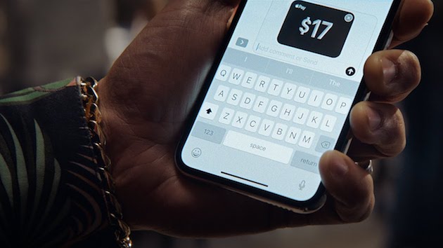 Apple Pay — Just text them the money
