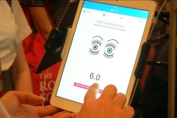 Smartphone app tests for dry eye disease in children