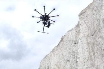 3D-mapping Drones battling cliff erosion