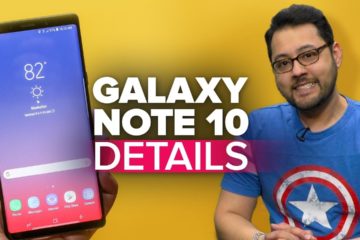 Galaxy Note 10 details (Alphabet City)