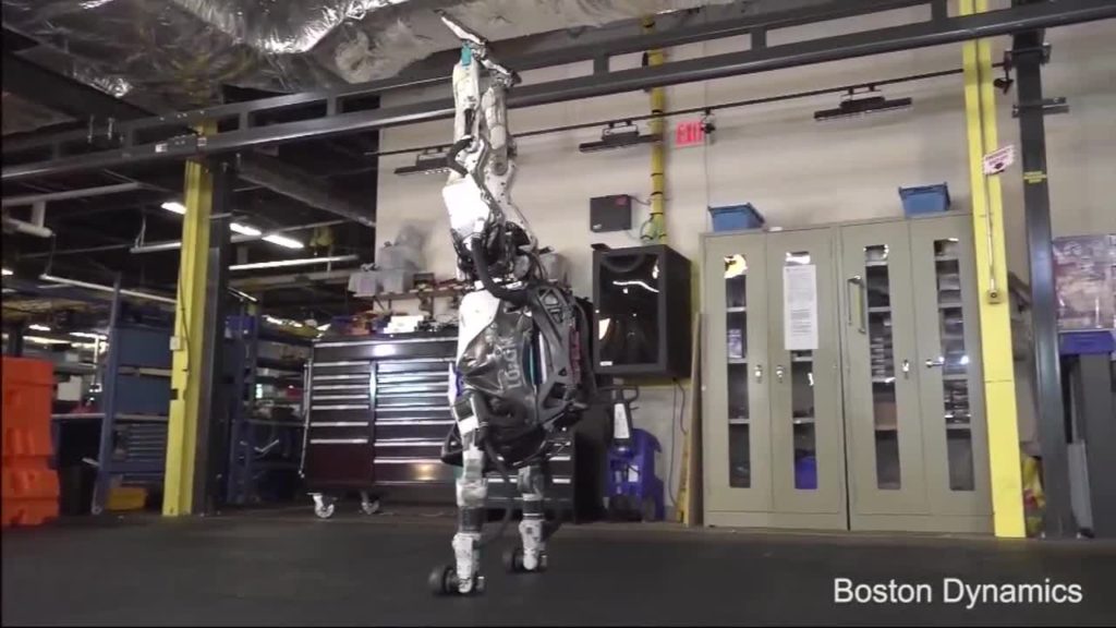Boston Dynamics’ Humanoid Robot shows off gymnastic routine