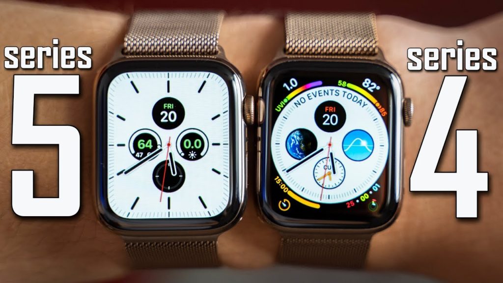 Compared: Apple Watch Series 5 VS Apple Watch Series 4