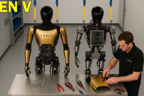 Tesla Bot Gen 4 & Gen 5 Shock ALL with NEVER SEEN Design! (The Big Reveal)